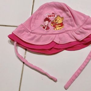 Pooh & Piglet Ruffle Jersey Sunhat